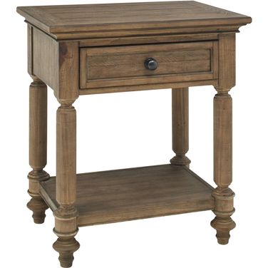 Hensley 1 Drawer Nightstand In Honey