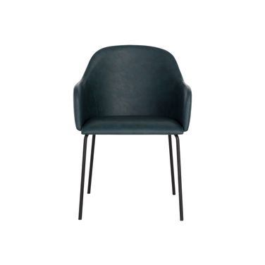 Hensley Dining Armchair In Dark Teal