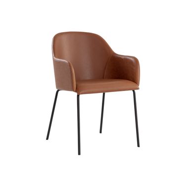 Hensley Dining Armchair In Hazelnut