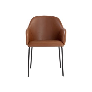 Hensley Dining Armchair In Hazelnut