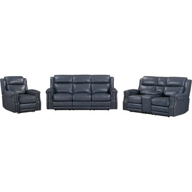 Hensley Power Living Room Set In Marina Dream