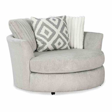Hermiston Swivel Chair In Gray