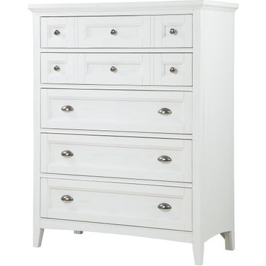 Heron Cove Drawer Chest In Chalky White