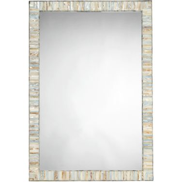 Heron Mirror In Blue