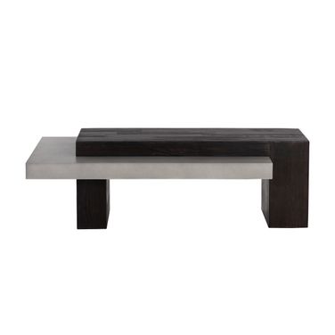 Herriot Coffee Table In Grey and Dark Brown
