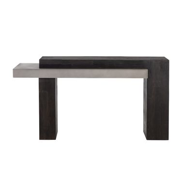 Herriot Console Table In Grey and Dark Brown