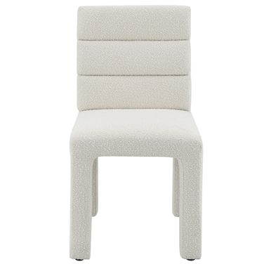 Hettie Side Chair Set of 2 In Beige Boucle