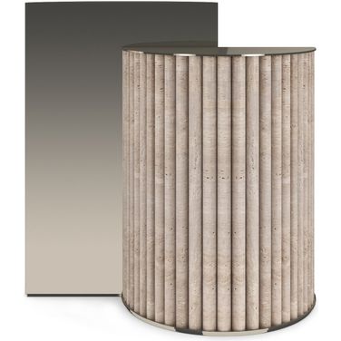 Hewn Accent Table In Beige
