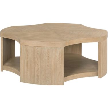 Hidden Treasures Partner Concave Coffee Table In Natural