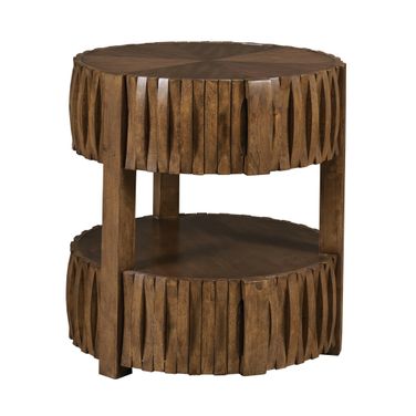 Hidden Treasures Round End Table