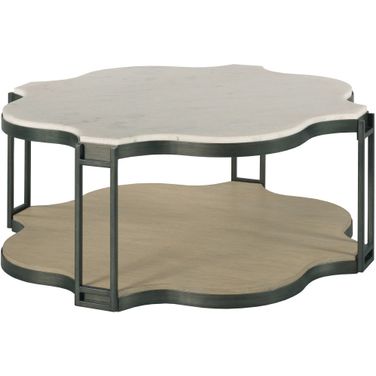 Hidden Treasures Shaped Coffee Table In Light Bronze