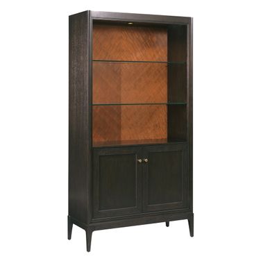 Victor Bookcase Cabinet In Espresso