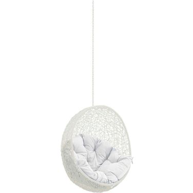 Hide White Outdoor Patio Swing Chair Without Stand