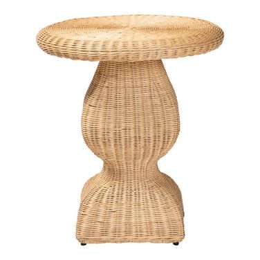 Hideo End Table In Natural Rattan