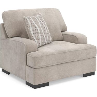 High Profile Oversized Chair In Taupe
