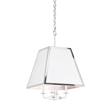 High Street Island Pendant In White and Cream