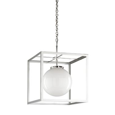 High Street Square Chandelier In Silver