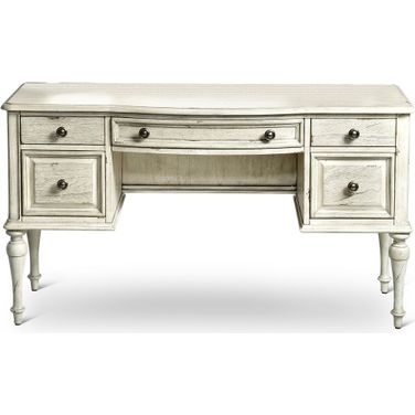 Highland Park Vanity Desk In White