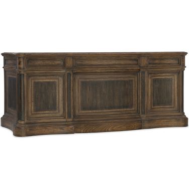 Hill Country St Hedwig Saddle Dark Wood Executive Desk