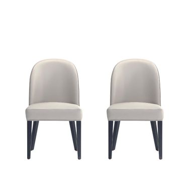 Hillman Dining Chair Set of 2 In Light Grey