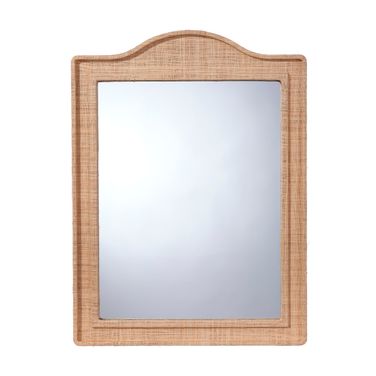 Hilltop Raffia Arch Wall Mirror In Natural