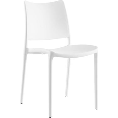 Hipster White Dining Side Chair