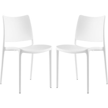 Hipster White Dining Side Chair Set of 2