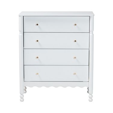 Hoffman 4-Drawer Chest In White