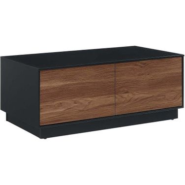 Holden 36 Inch Coffee Table In Black and Walnut