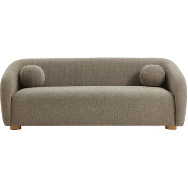 Holland 85 Inch Chenille Fabric Sofa In Taupe