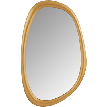 Holland Polyresin Mirror In Brass