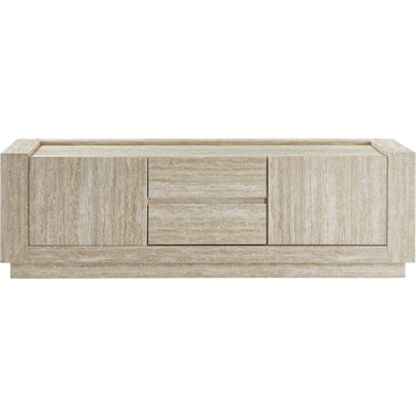 Hollis 59 Inch TV Stand In Travertine