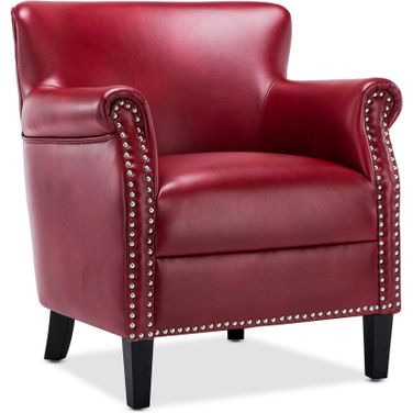 Holly Club Chair In Red