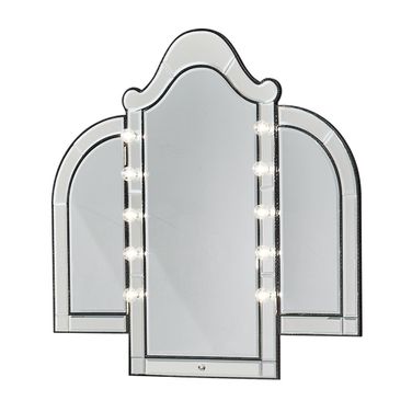 Hollywood Swank Black Iguana Vanity Mirror