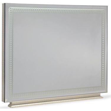 Hollywood Swank Crystal Croc Rectangular Dresser Mirror