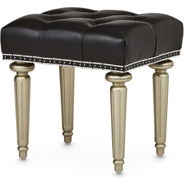 Hollywood Swank Platinum Vanity Bench