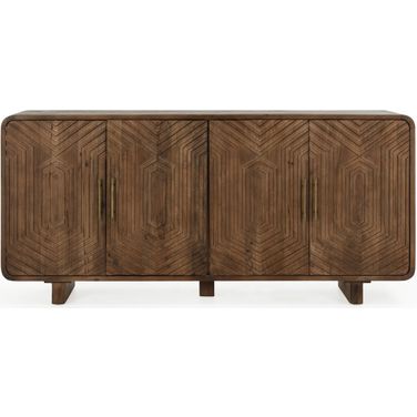 Holmes 4 Door Sideboard In Light Brown