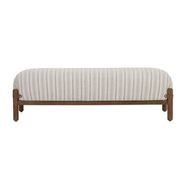Holst Bench In Warm Brown and Gifford Script