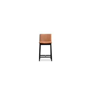 Holster Counter Stool Solid Wood Base In Palomino Sauvage