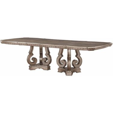 Homeroots Antique Champagne Dining Table 318905