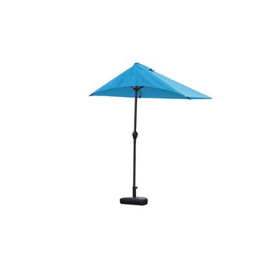 Homeroots Blue Iron Side Wall Umbrella 372308