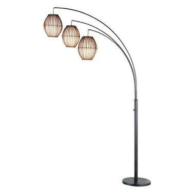 Homeroots Bronze Metal Arc Lamp 372651