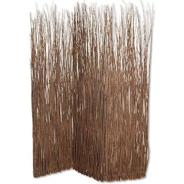 Homeroots Brown Willow Adirondack Screen