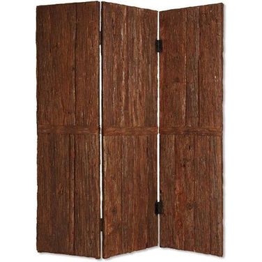 Homeroots Brown Wood Tahoe Screen