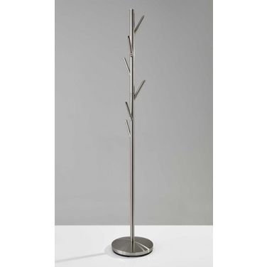 Brushed Steel Coat Rack 372943