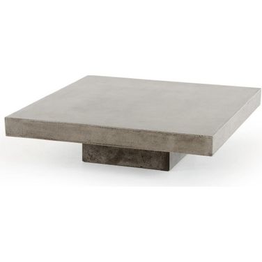 Homeroots Concrete Coffee Table