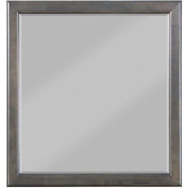 Homeroots Dark Gray Wood Mirror