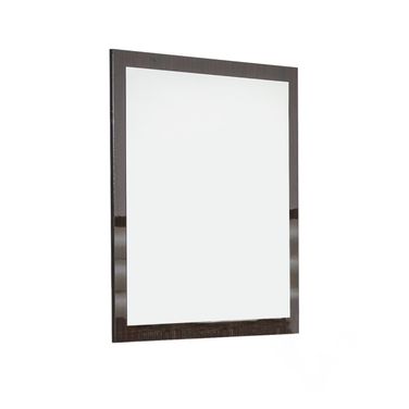 Homeroots Ebony Mdf Veneer And Glass Mirror 282659