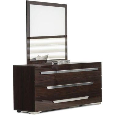Homeroots Ebony Mdf Veneer And Glass Mirror 282659