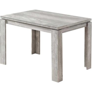 Homeroots Grey Reclaimed Wood Look Dining Table 366055